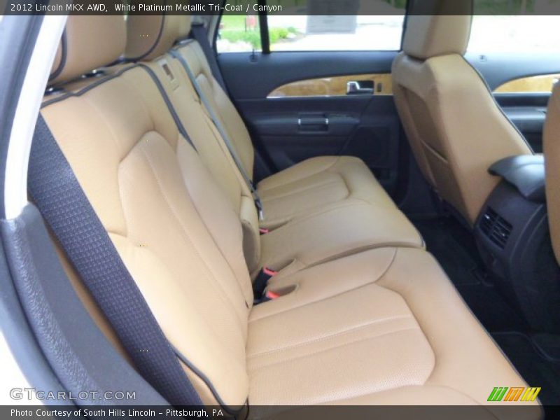 White Platinum Metallic Tri-Coat / Canyon 2012 Lincoln MKX AWD