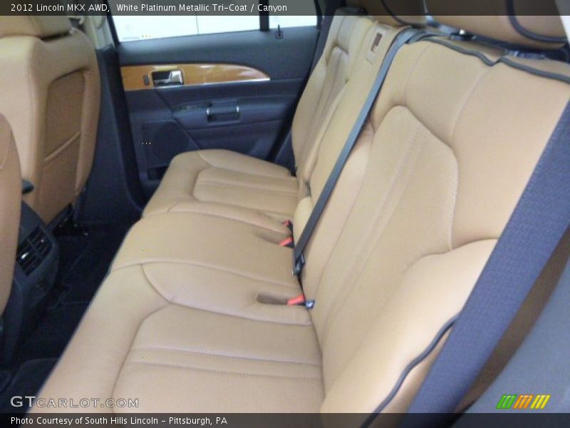 White Platinum Metallic Tri-Coat / Canyon 2012 Lincoln MKX AWD