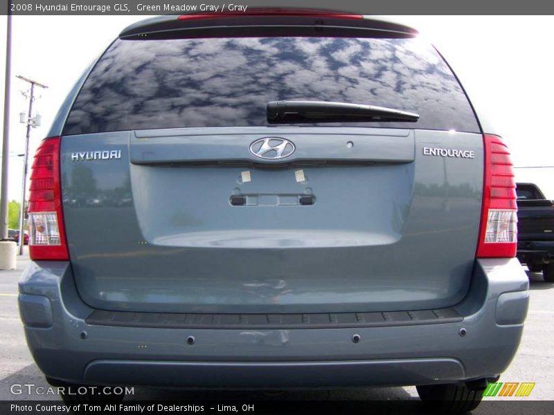 Green Meadow Gray / Gray 2008 Hyundai Entourage GLS