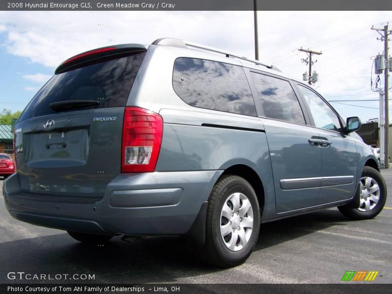 Green Meadow Gray / Gray 2008 Hyundai Entourage GLS