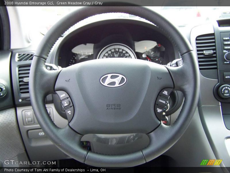 Green Meadow Gray / Gray 2008 Hyundai Entourage GLS