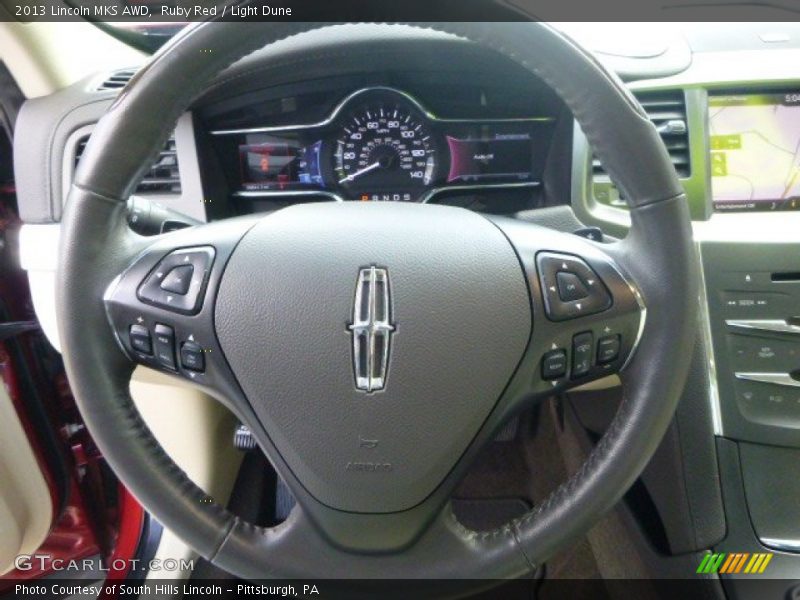 Ruby Red / Light Dune 2013 Lincoln MKS AWD