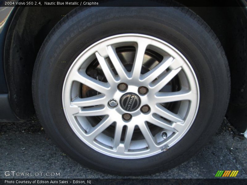 Nautic Blue Metallic / Graphite 2004 Volvo S60 2.4