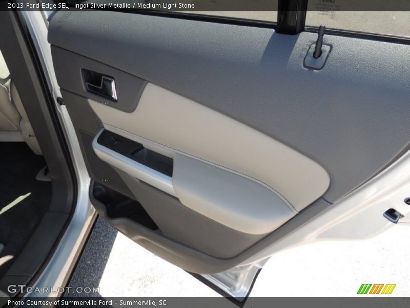 Ingot Silver Metallic / Medium Light Stone 2013 Ford Edge SEL
