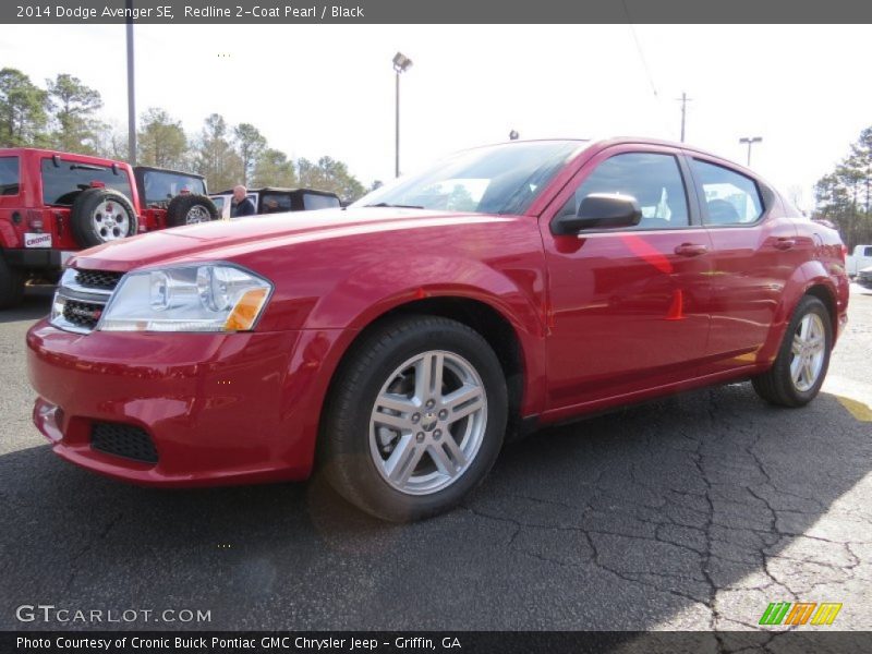 Redline 2-Coat Pearl / Black 2014 Dodge Avenger SE