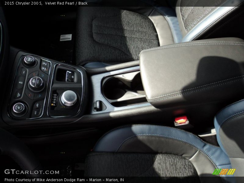 Velvet Red Pearl / Black 2015 Chrysler 200 S