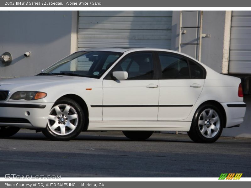 Alpine White / Sand 2003 BMW 3 Series 325i Sedan