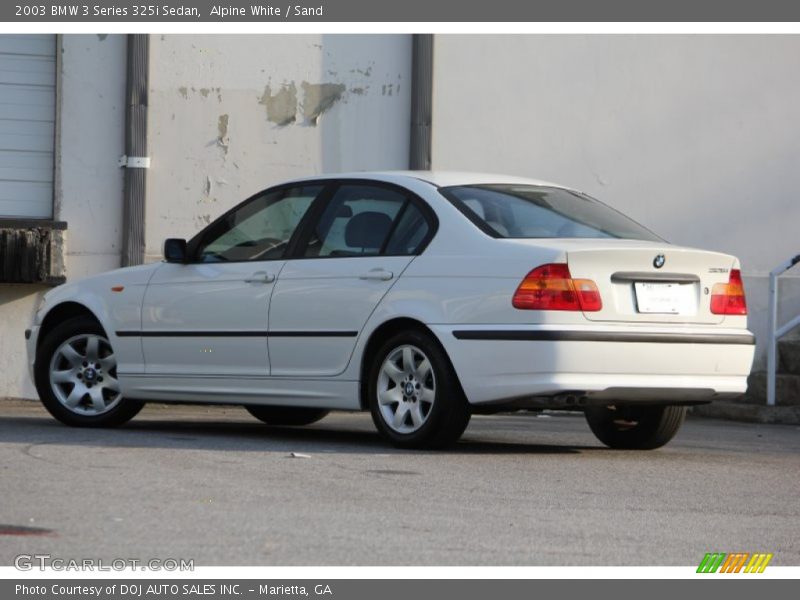 Alpine White / Sand 2003 BMW 3 Series 325i Sedan