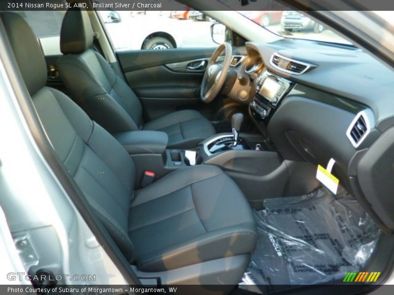 Brilliant Silver / Charcoal 2014 Nissan Rogue SL AWD