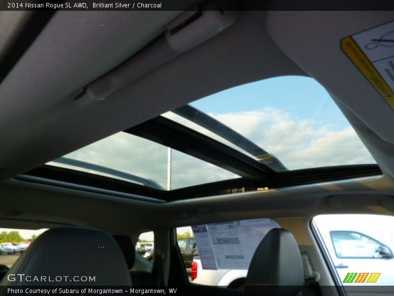 Brilliant Silver / Charcoal 2014 Nissan Rogue SL AWD