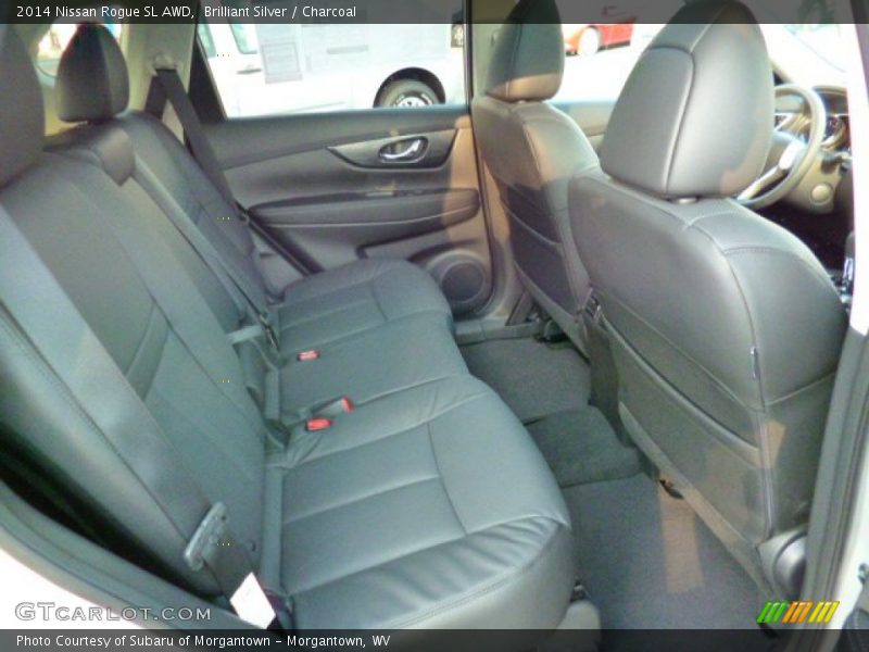 Brilliant Silver / Charcoal 2014 Nissan Rogue SL AWD