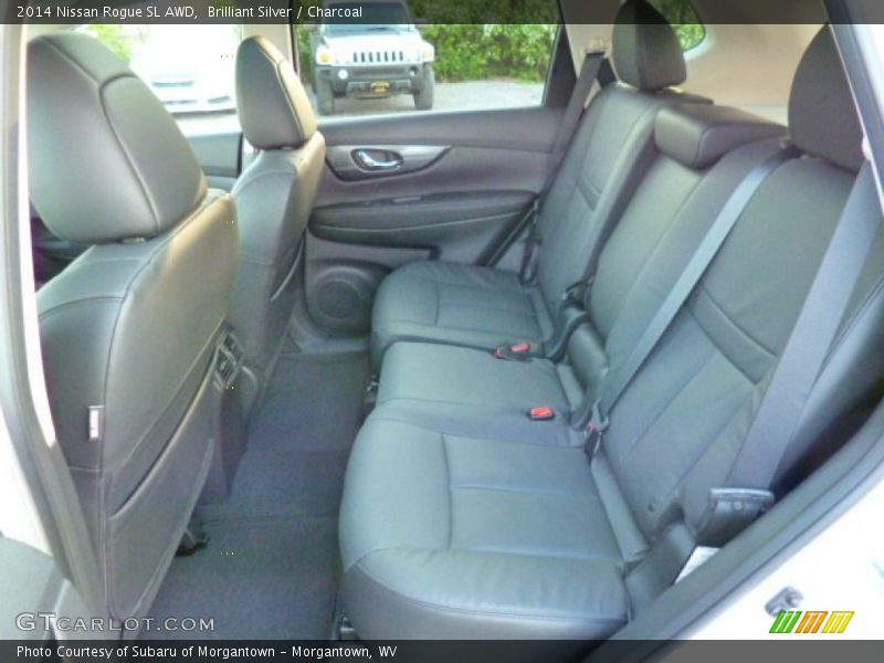 Brilliant Silver / Charcoal 2014 Nissan Rogue SL AWD