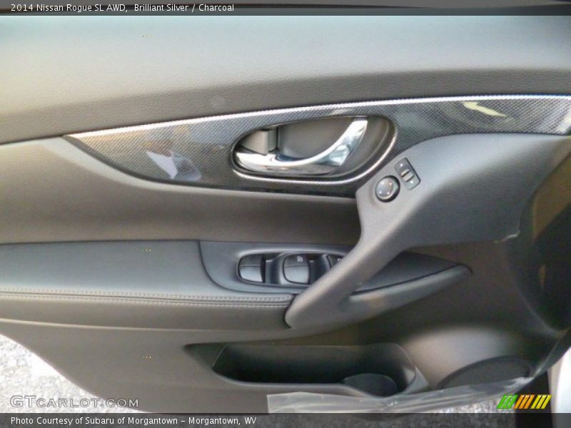 Brilliant Silver / Charcoal 2014 Nissan Rogue SL AWD