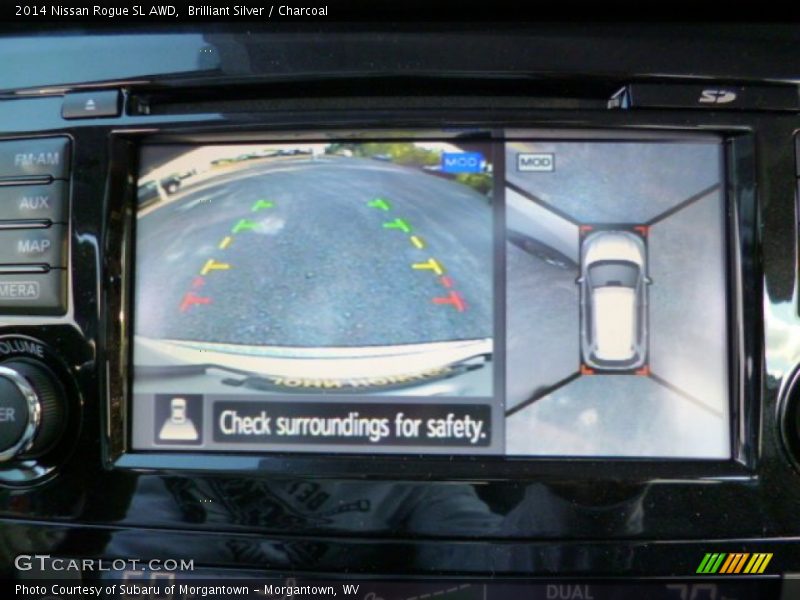 Brilliant Silver / Charcoal 2014 Nissan Rogue SL AWD