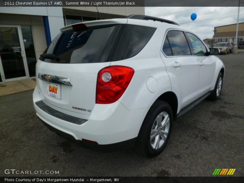 Summit White / Light Titanium/Jet Black 2011 Chevrolet Equinox LT AWD