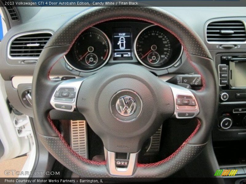 Candy White / Titan Black 2013 Volkswagen GTI 4 Door Autobahn Edition