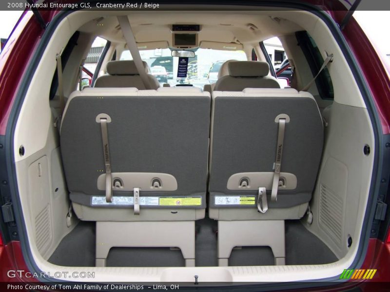 Cranberry Red / Beige 2008 Hyundai Entourage GLS