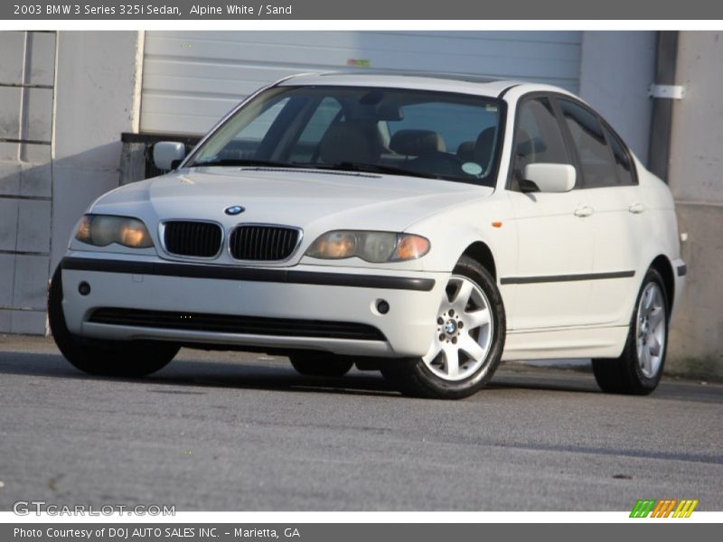 Alpine White / Sand 2003 BMW 3 Series 325i Sedan