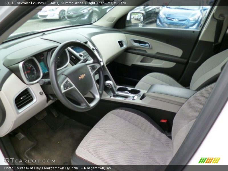 Summit White / Light Titanium/Jet Black 2011 Chevrolet Equinox LT AWD