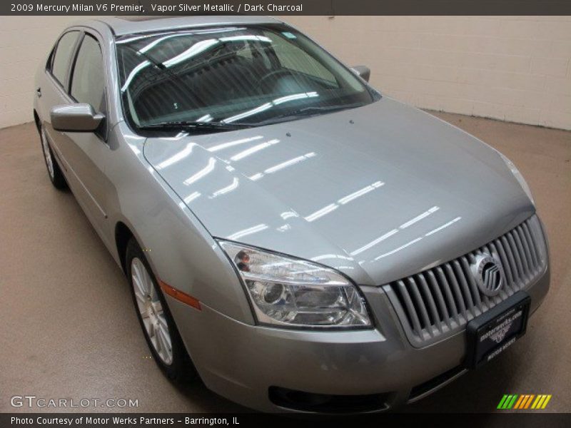 Vapor Silver Metallic / Dark Charcoal 2009 Mercury Milan V6 Premier