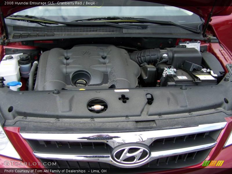 Cranberry Red / Beige 2008 Hyundai Entourage GLS