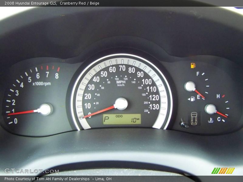 Cranberry Red / Beige 2008 Hyundai Entourage GLS