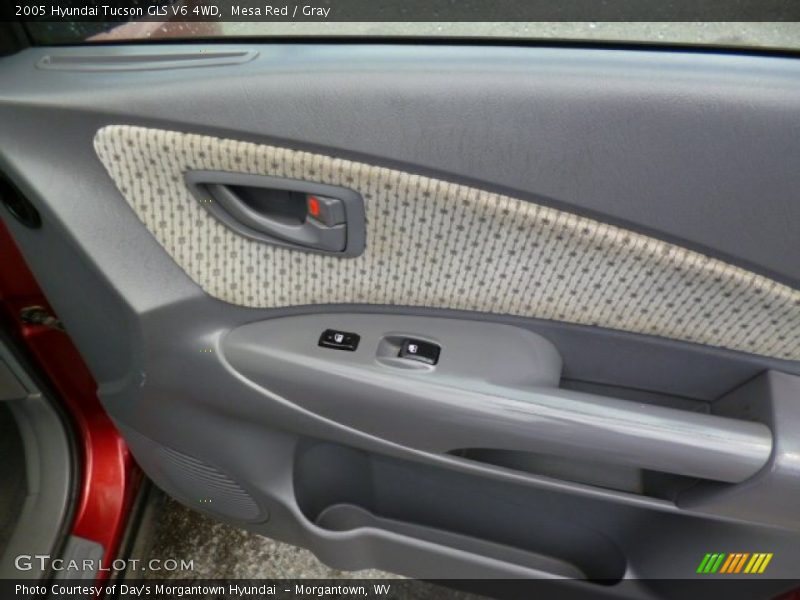 Mesa Red / Gray 2005 Hyundai Tucson GLS V6 4WD