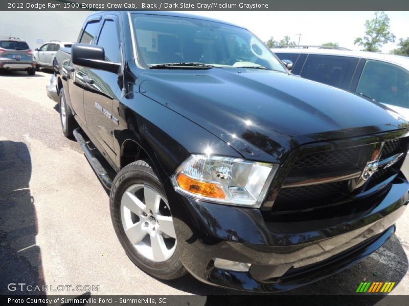 Black / Dark Slate Gray/Medium Graystone 2012 Dodge Ram 1500 Express Crew Cab
