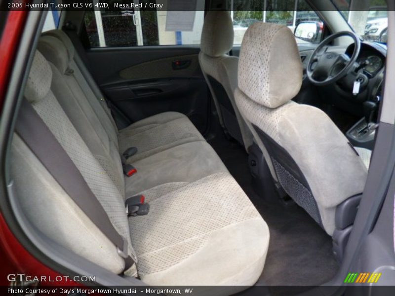 Mesa Red / Gray 2005 Hyundai Tucson GLS V6 4WD