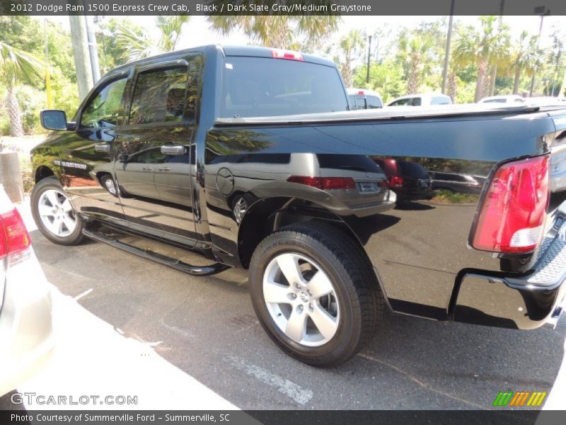 Black / Dark Slate Gray/Medium Graystone 2012 Dodge Ram 1500 Express Crew Cab