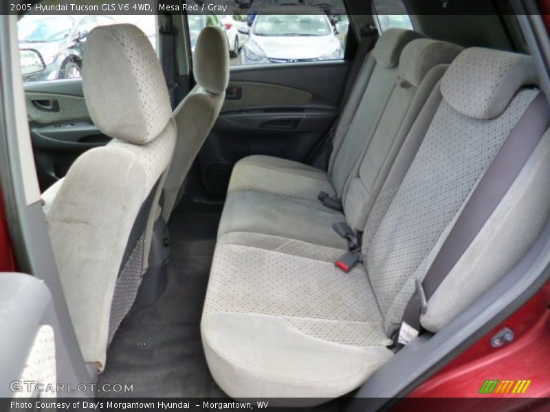 Mesa Red / Gray 2005 Hyundai Tucson GLS V6 4WD