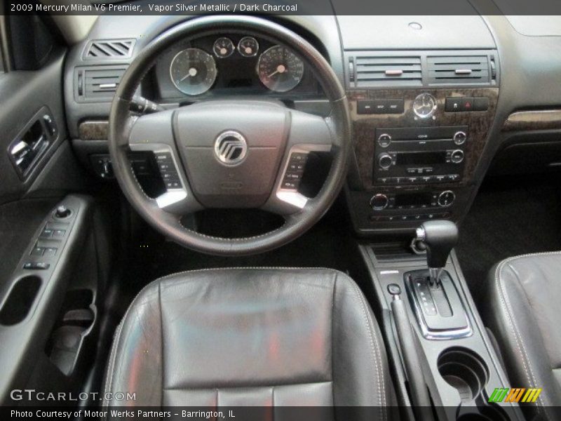 Vapor Silver Metallic / Dark Charcoal 2009 Mercury Milan V6 Premier