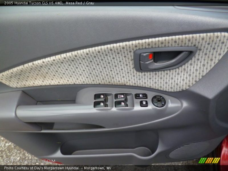 Mesa Red / Gray 2005 Hyundai Tucson GLS V6 4WD