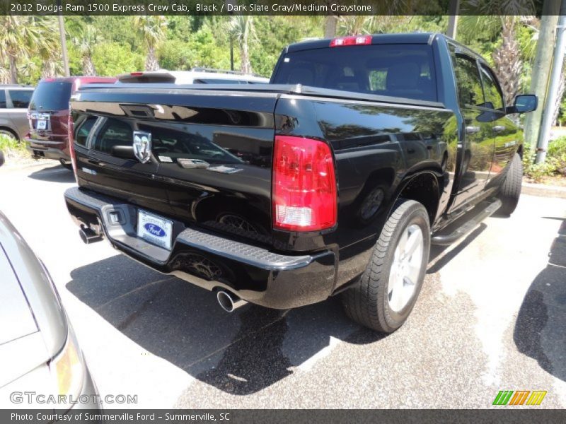 Black / Dark Slate Gray/Medium Graystone 2012 Dodge Ram 1500 Express Crew Cab