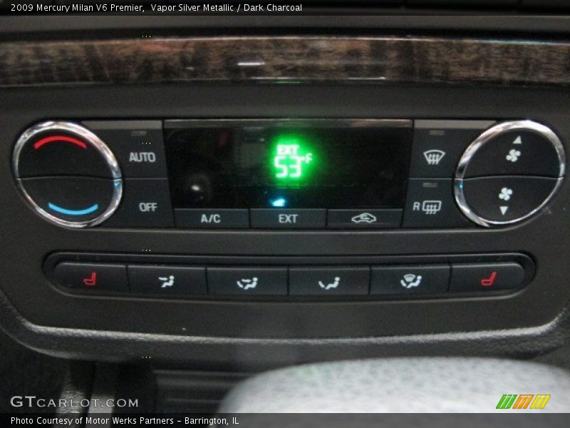Vapor Silver Metallic / Dark Charcoal 2009 Mercury Milan V6 Premier