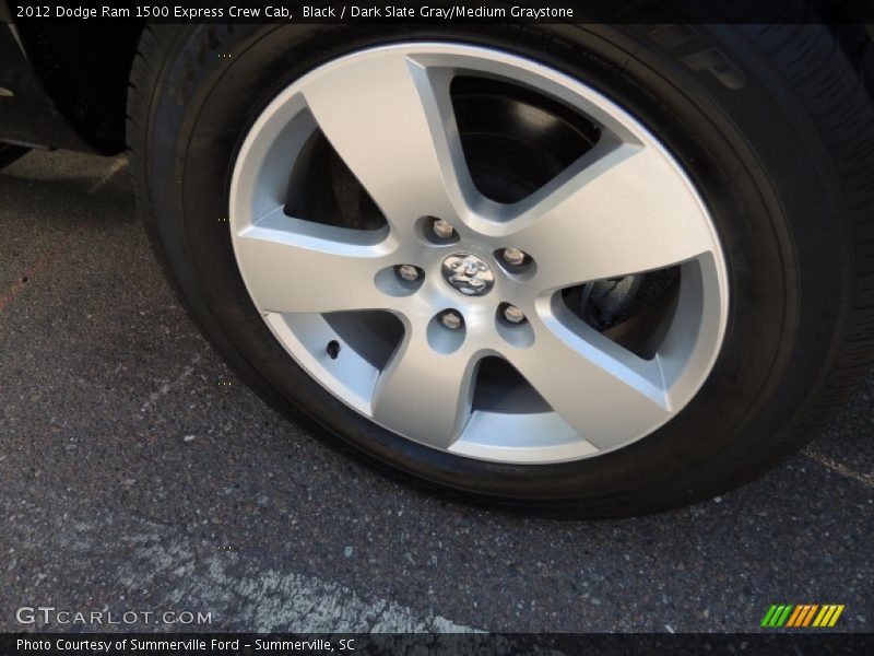 Black / Dark Slate Gray/Medium Graystone 2012 Dodge Ram 1500 Express Crew Cab