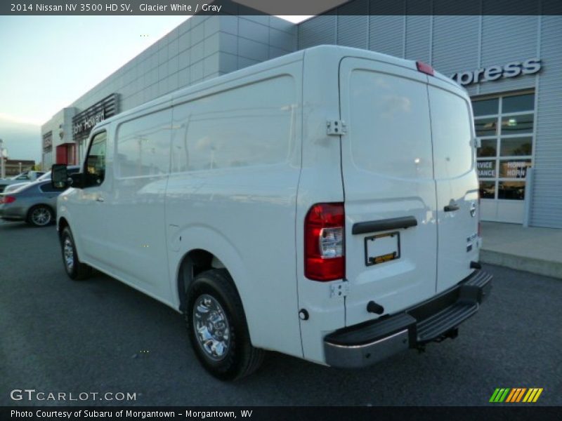 Glacier White / Gray 2014 Nissan NV 3500 HD SV