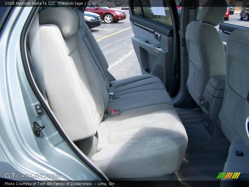 Platinum Sage / Gray 2008 Hyundai Santa Fe GLS