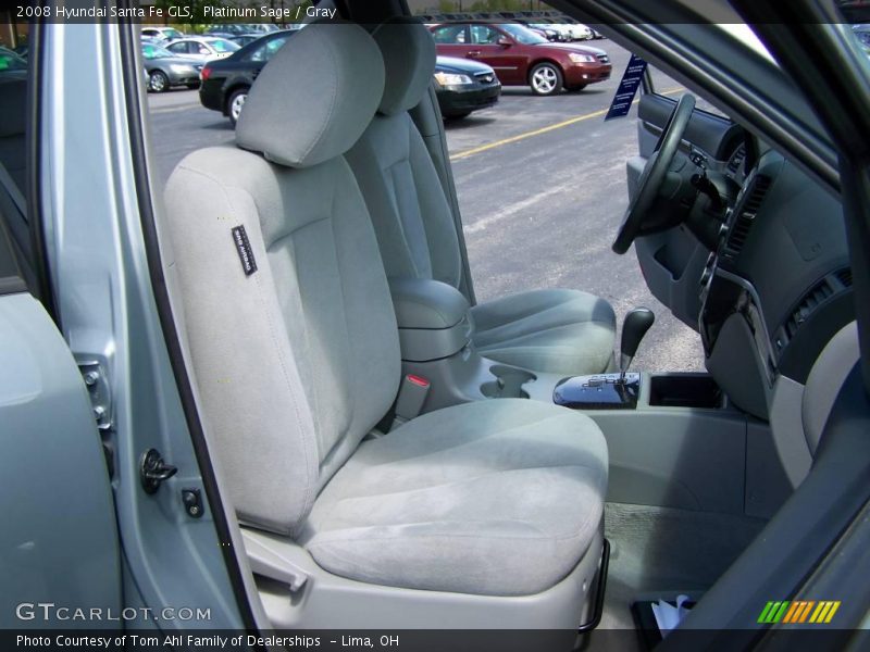 Platinum Sage / Gray 2008 Hyundai Santa Fe GLS