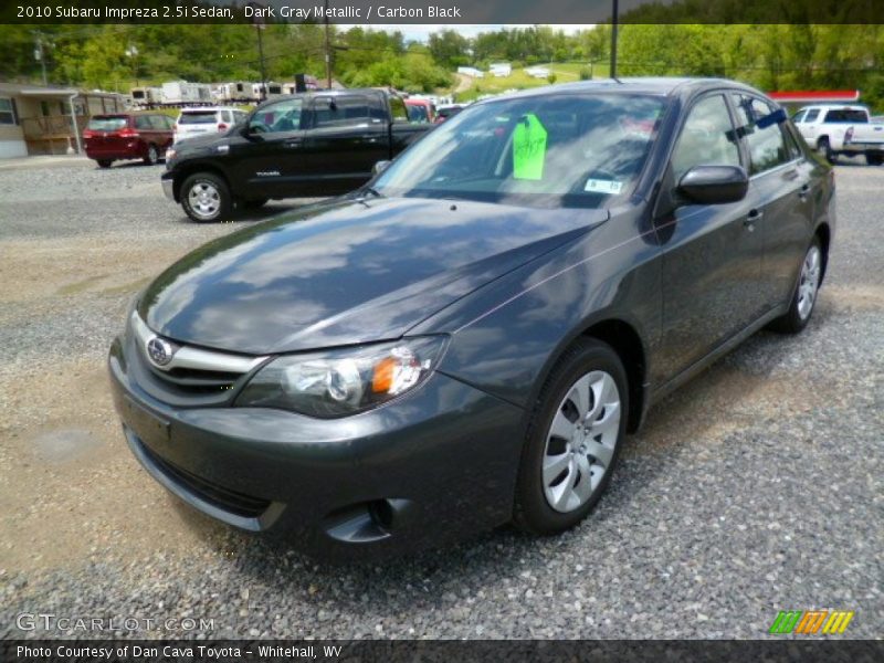 Dark Gray Metallic / Carbon Black 2010 Subaru Impreza 2.5i Sedan