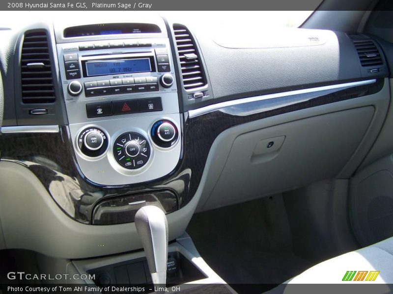 Platinum Sage / Gray 2008 Hyundai Santa Fe GLS