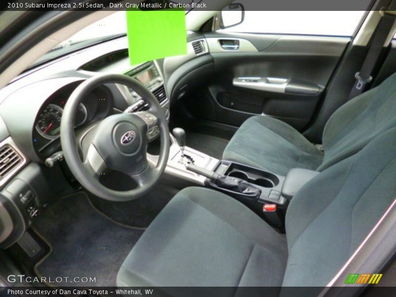 Dark Gray Metallic / Carbon Black 2010 Subaru Impreza 2.5i Sedan