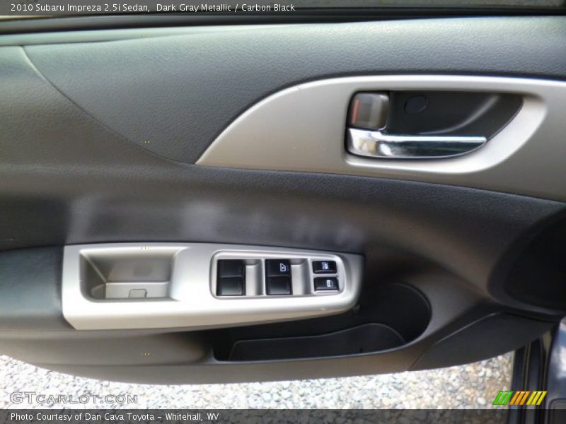 Dark Gray Metallic / Carbon Black 2010 Subaru Impreza 2.5i Sedan