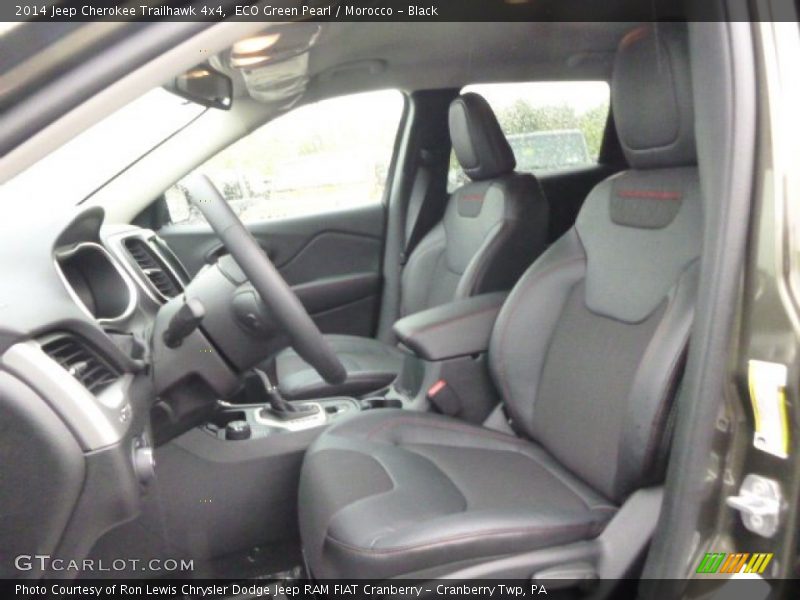 ECO Green Pearl / Morocco - Black 2014 Jeep Cherokee Trailhawk 4x4