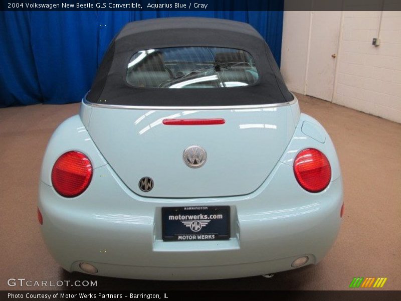 Aquarius Blue / Gray 2004 Volkswagen New Beetle GLS Convertible