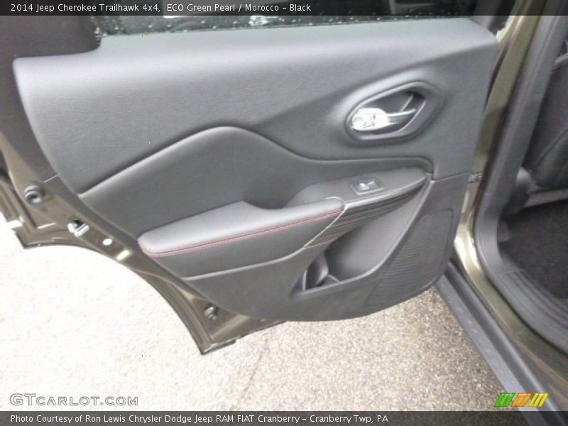 ECO Green Pearl / Morocco - Black 2014 Jeep Cherokee Trailhawk 4x4