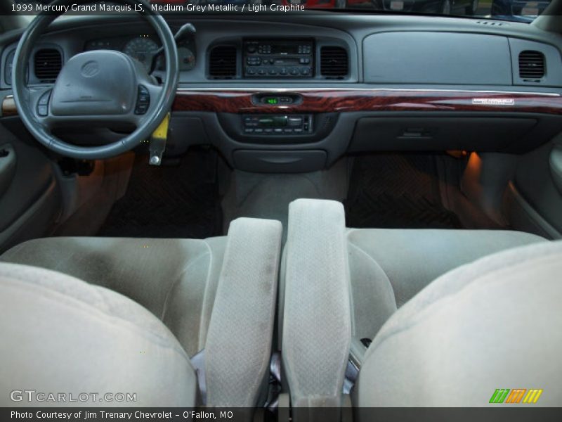 Medium Grey Metallic / Light Graphite 1999 Mercury Grand Marquis LS