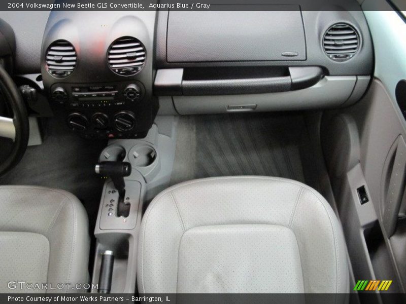 Aquarius Blue / Gray 2004 Volkswagen New Beetle GLS Convertible