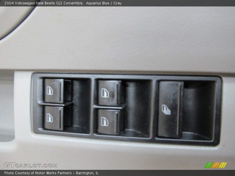 Aquarius Blue / Gray 2004 Volkswagen New Beetle GLS Convertible