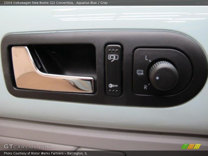 Aquarius Blue / Gray 2004 Volkswagen New Beetle GLS Convertible